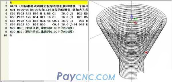 Spiral interpolation milling taper hole