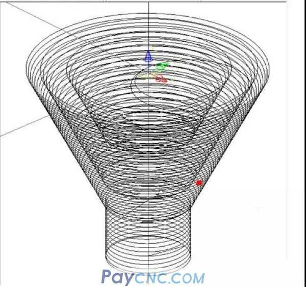 Spiral interpolation milling taper hole